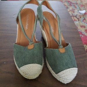 Espradrilles wedge shoes